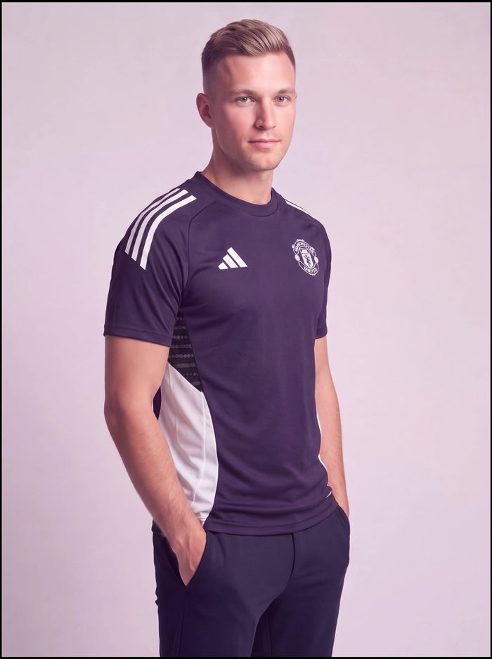Camisa Manchester United Treino Roxa 25/26