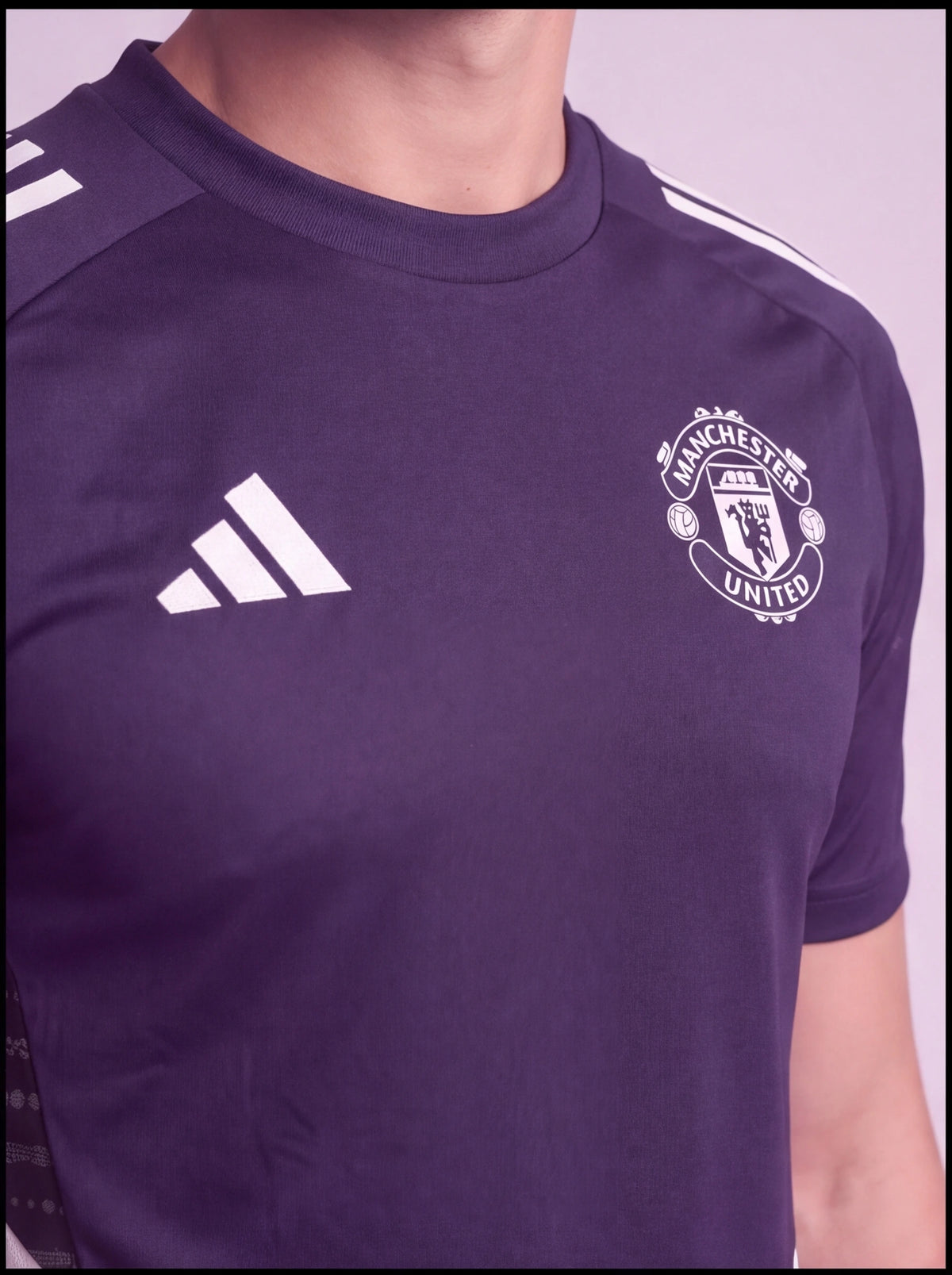 Camisa Manchester United Treino Roxa 25/26