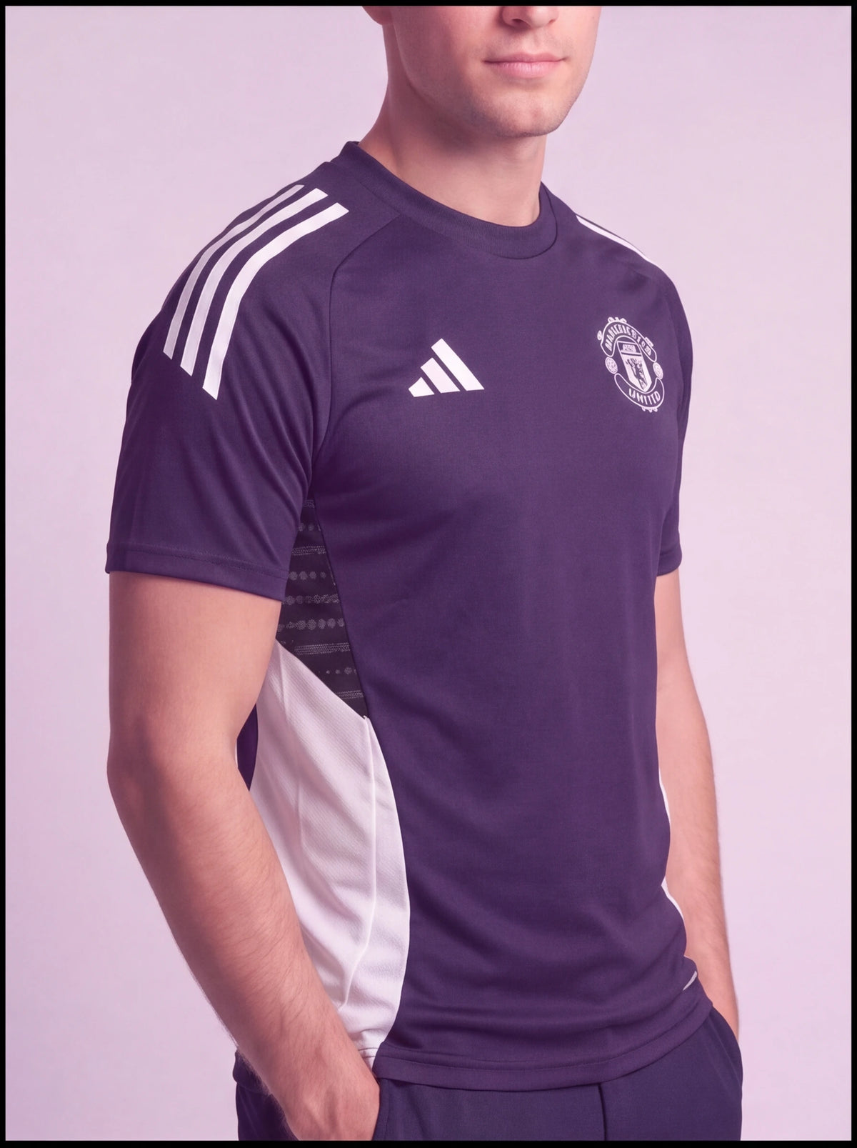 Camisa Manchester United Treino Roxa 25/26