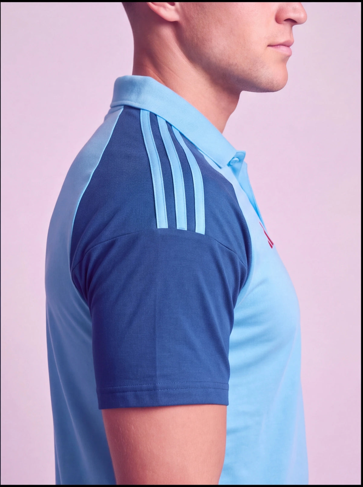 Camisa Flamengo Polo Azul Claro