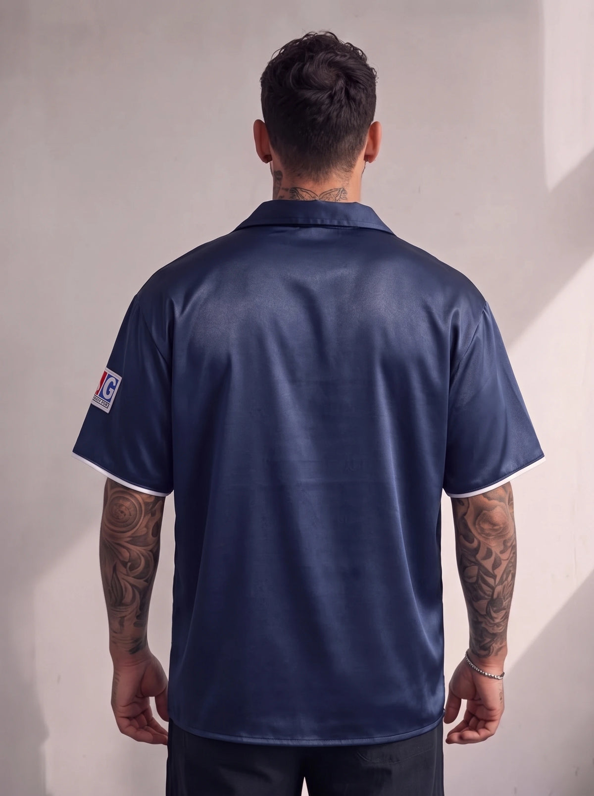 Camisa Retrô PSG I Azul com Vermelho 2001/02
