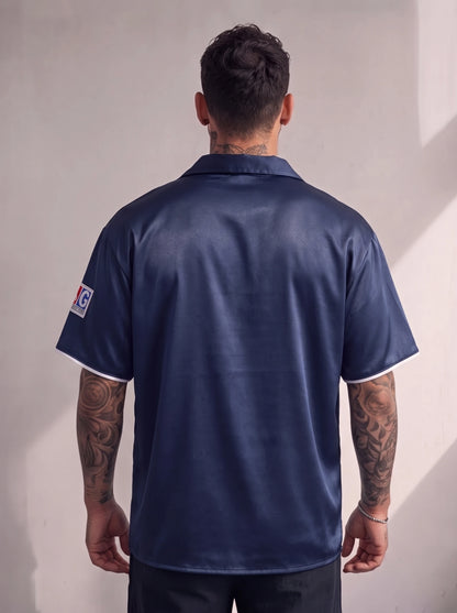 Camisa Retrô PSG I Azul com Vermelho 2001/02