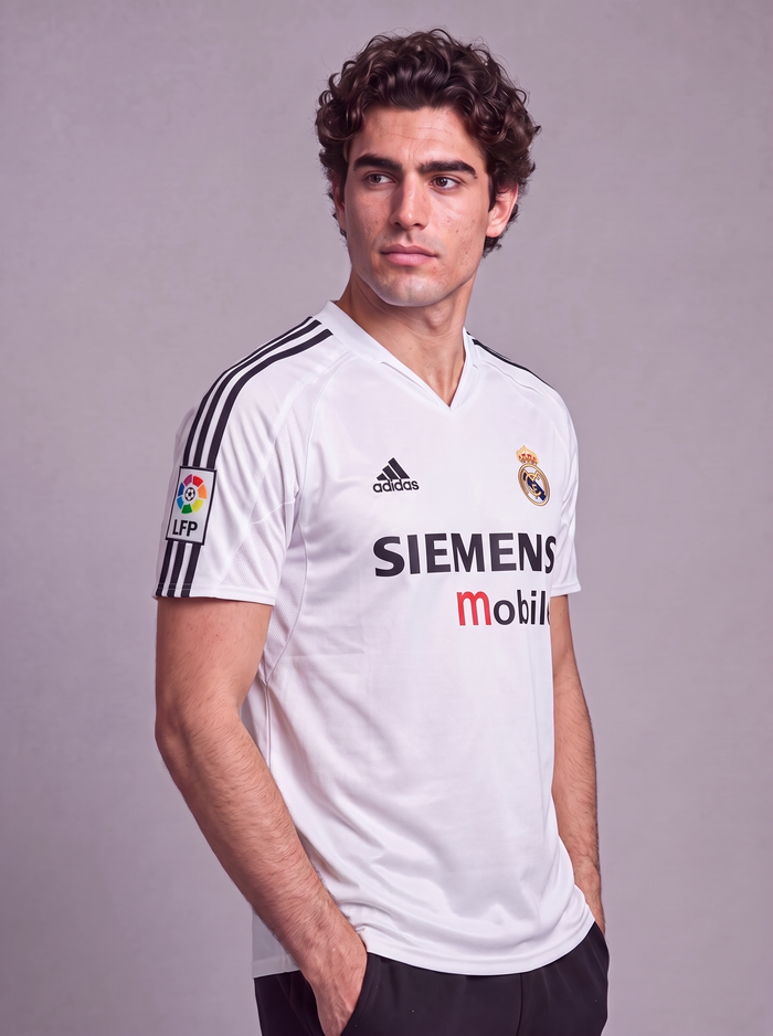 Camisa Retro Real Madrid Branca 2004/05