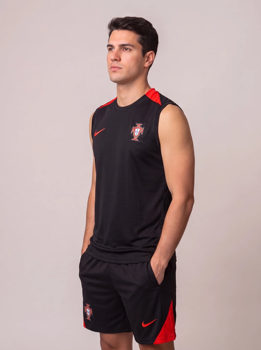 Kit Regata e Short Portugal Preta