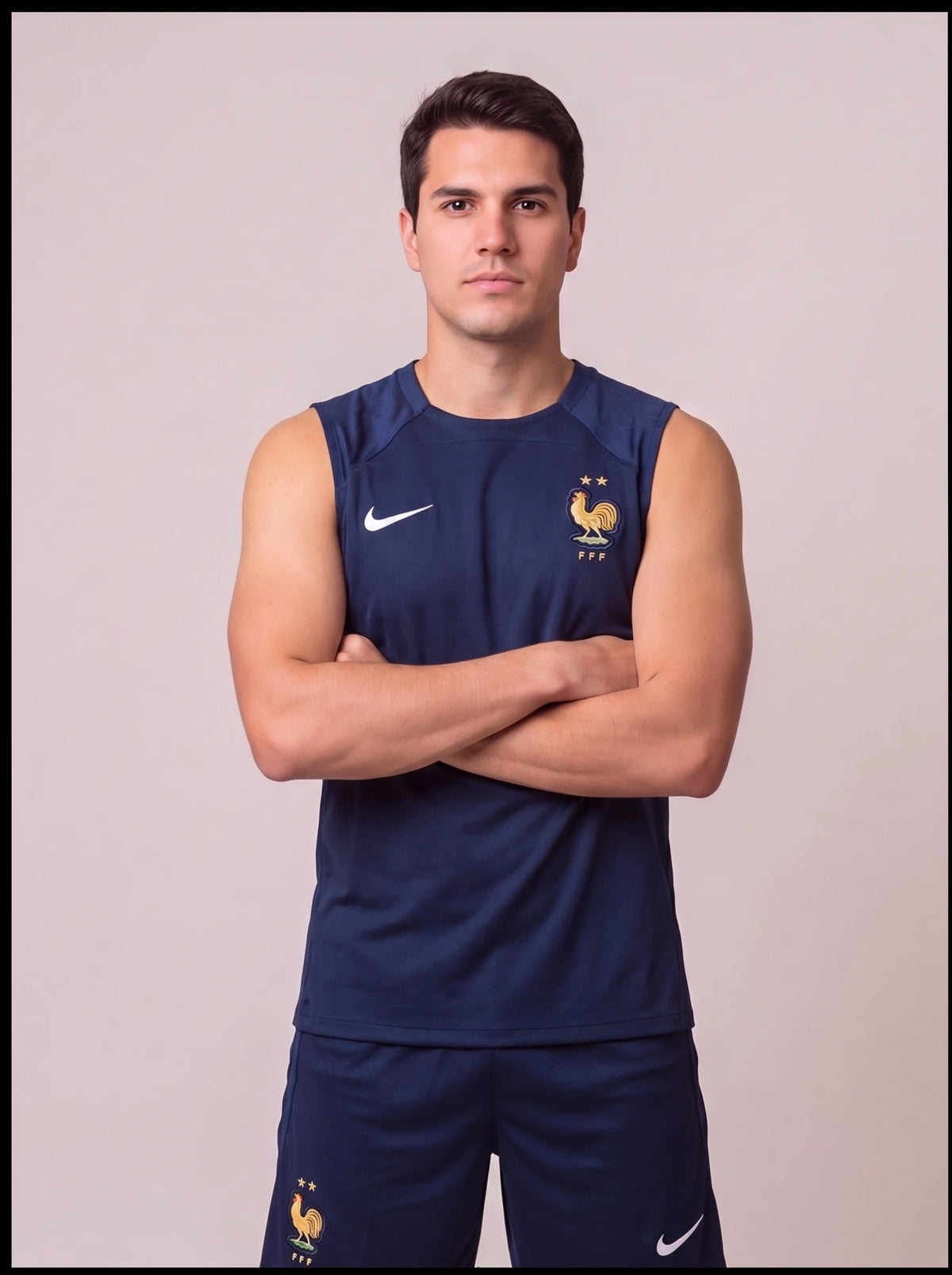 Kit Regata e Short França Treino