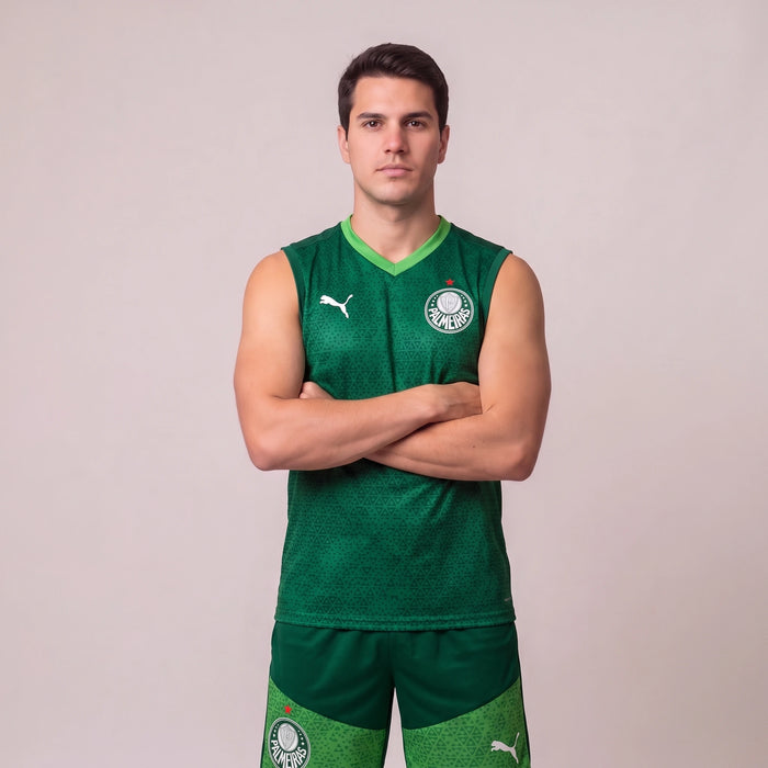 Kit Regata e Short Palmeiras Verde