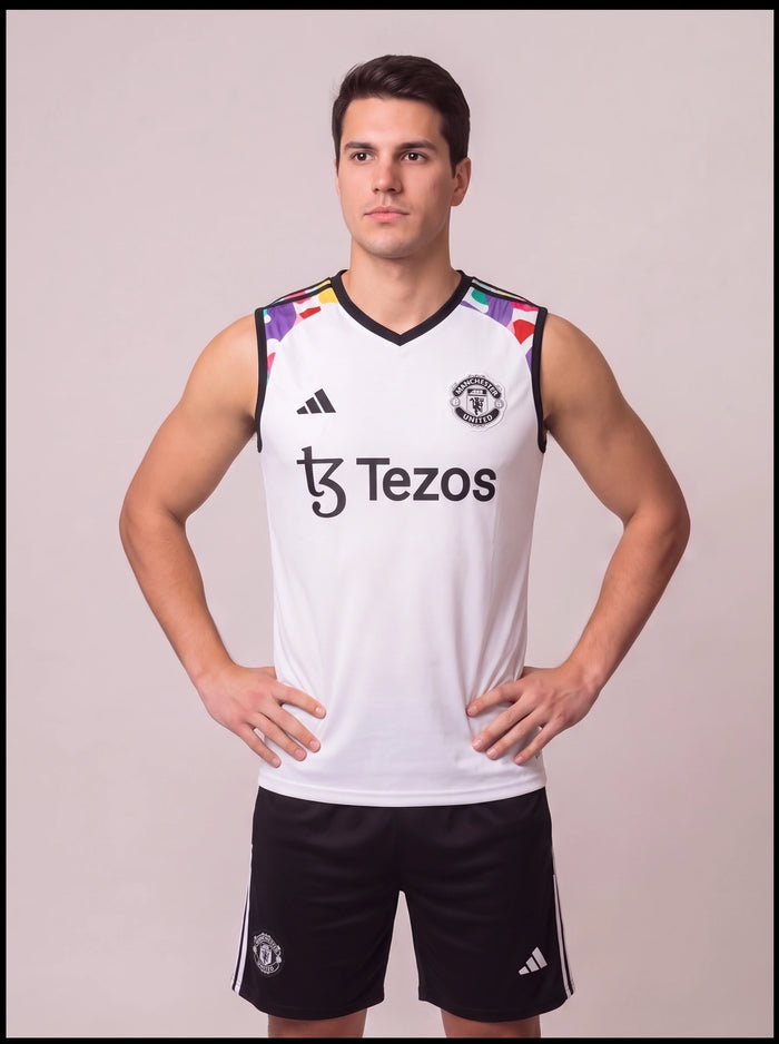 Kit Regata e Short Manchester United Branco