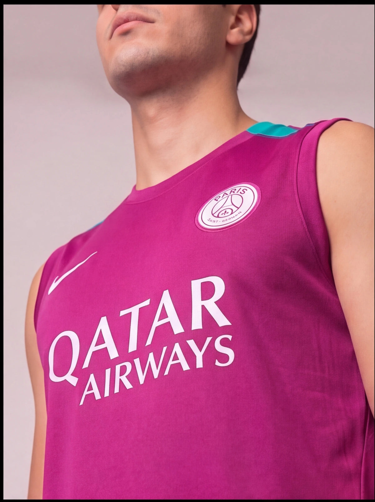 Kit Regata e Short PSG Treino Roxo