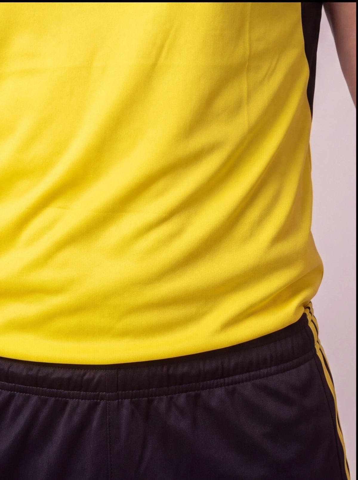 Kit Regata e Short Flamengo Treino Amarelo