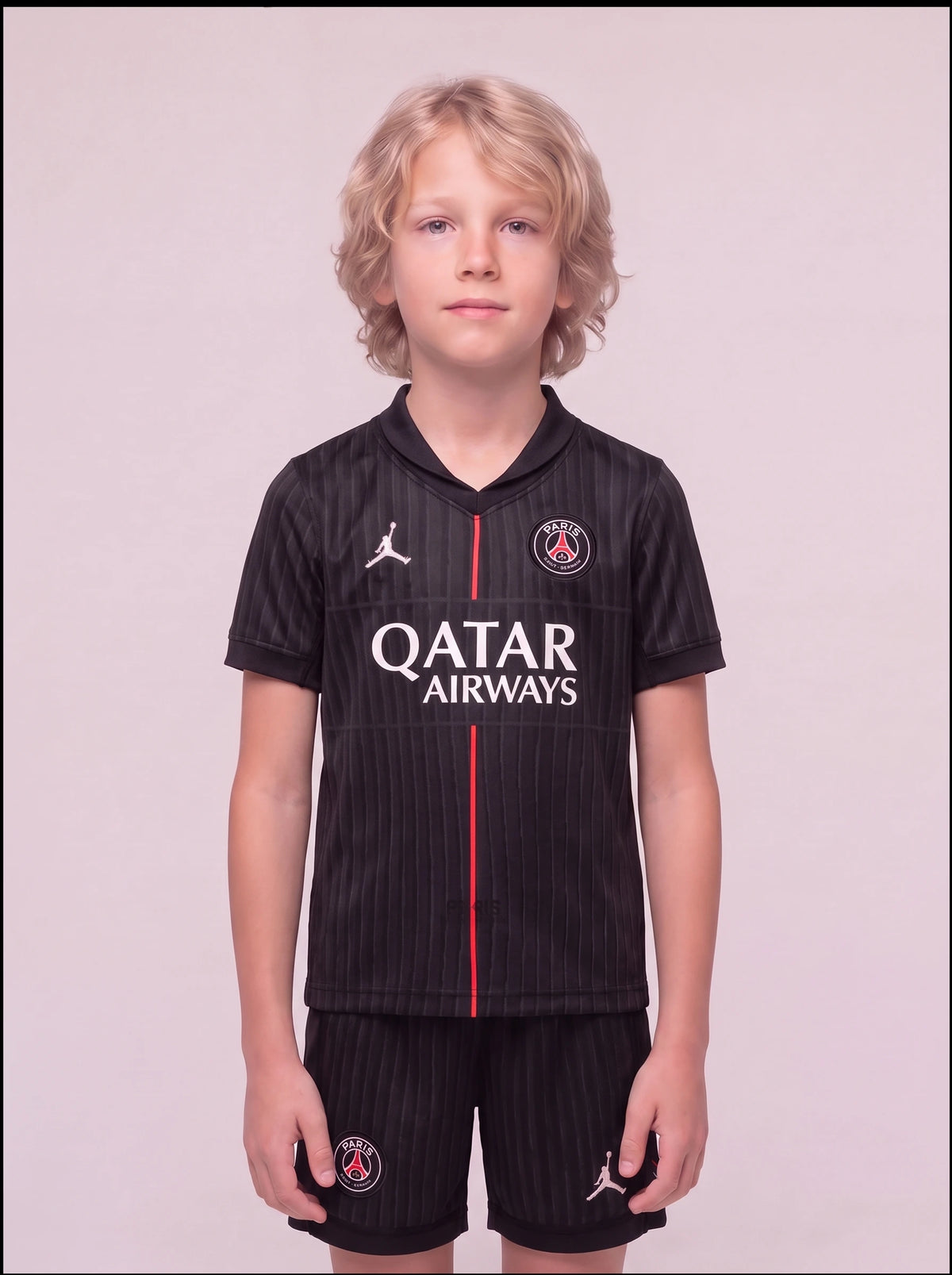 Kit Infantil PSG Preto 2025/26