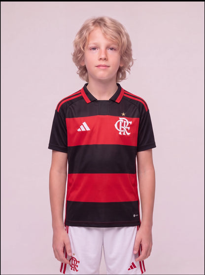 Kit Infantil Flamengo Listrado I 26/27