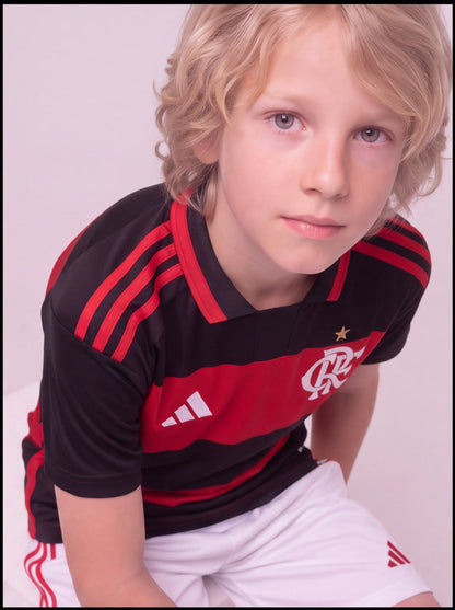 Kit Infantil Flamengo Listrado I 26/27