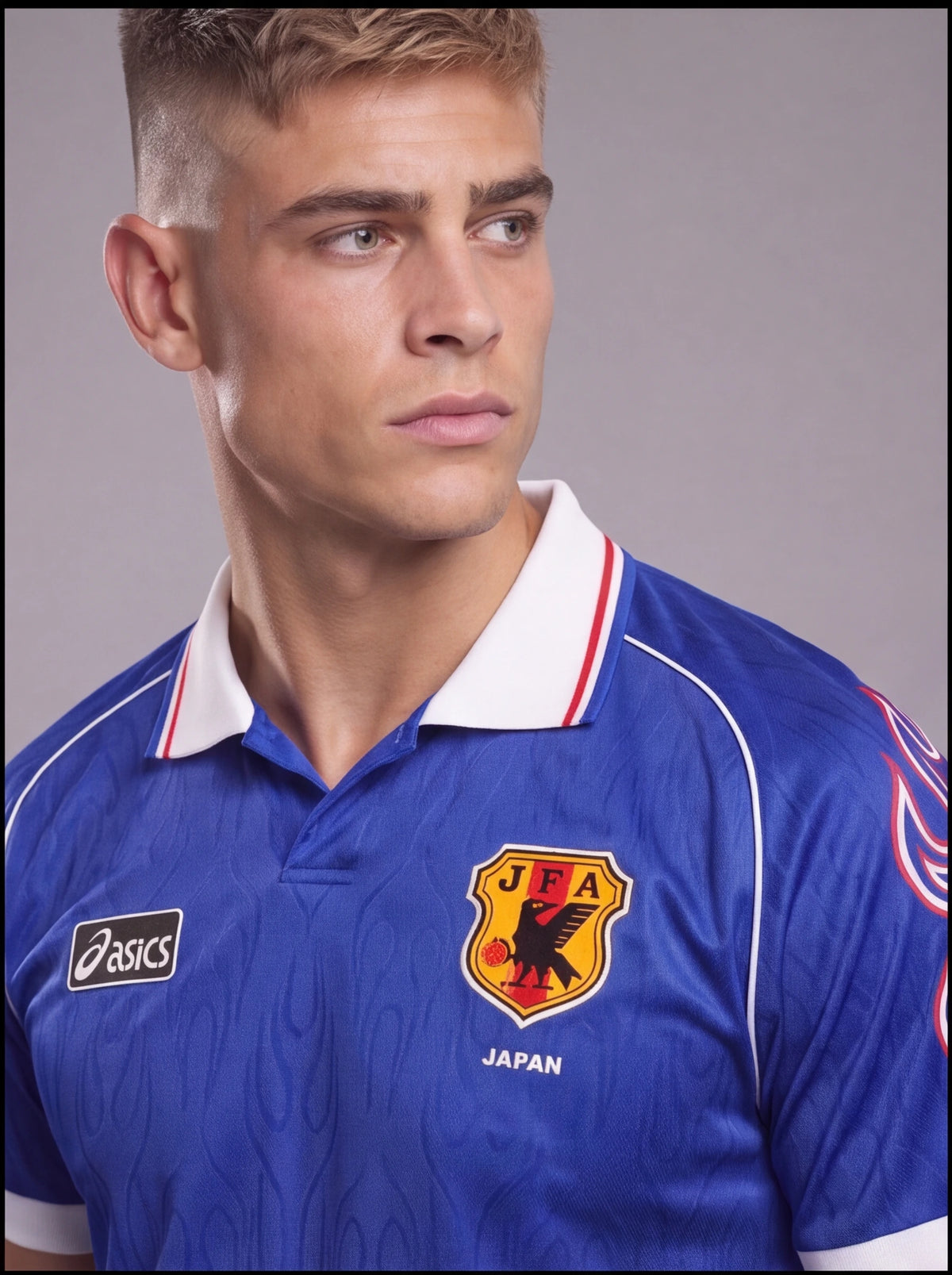 Camisa Retro Japão Azul 1998