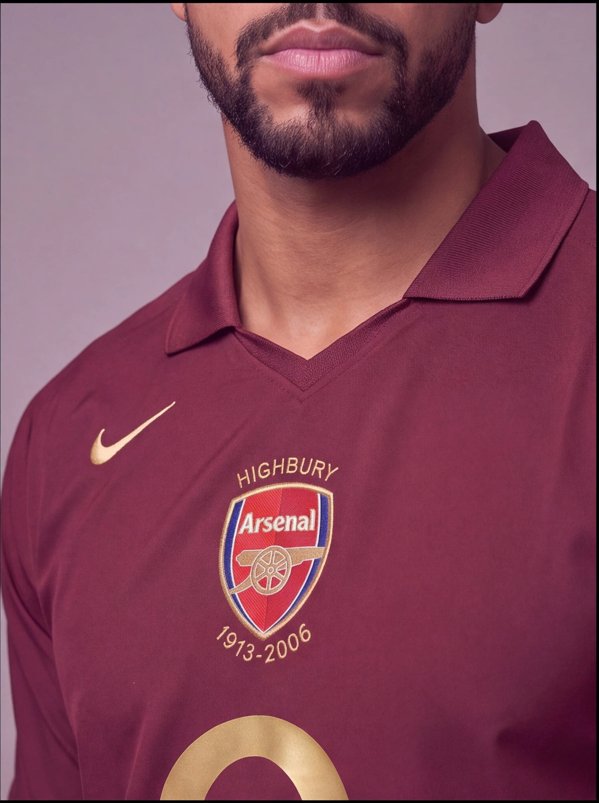 Camisa Retro Arsenal Vinho 2005/06