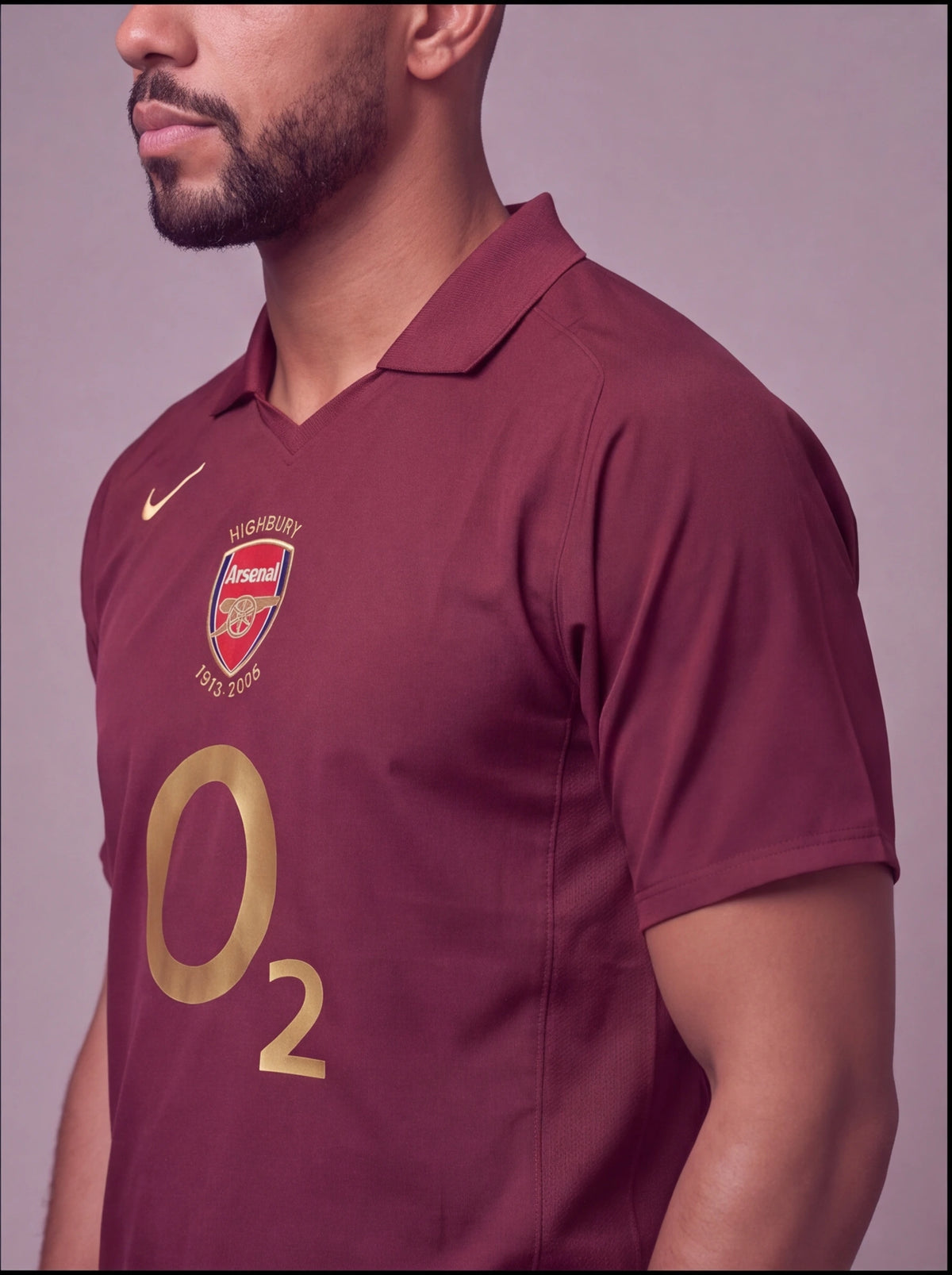 Camisa Retro Arsenal Vinho 2005/06