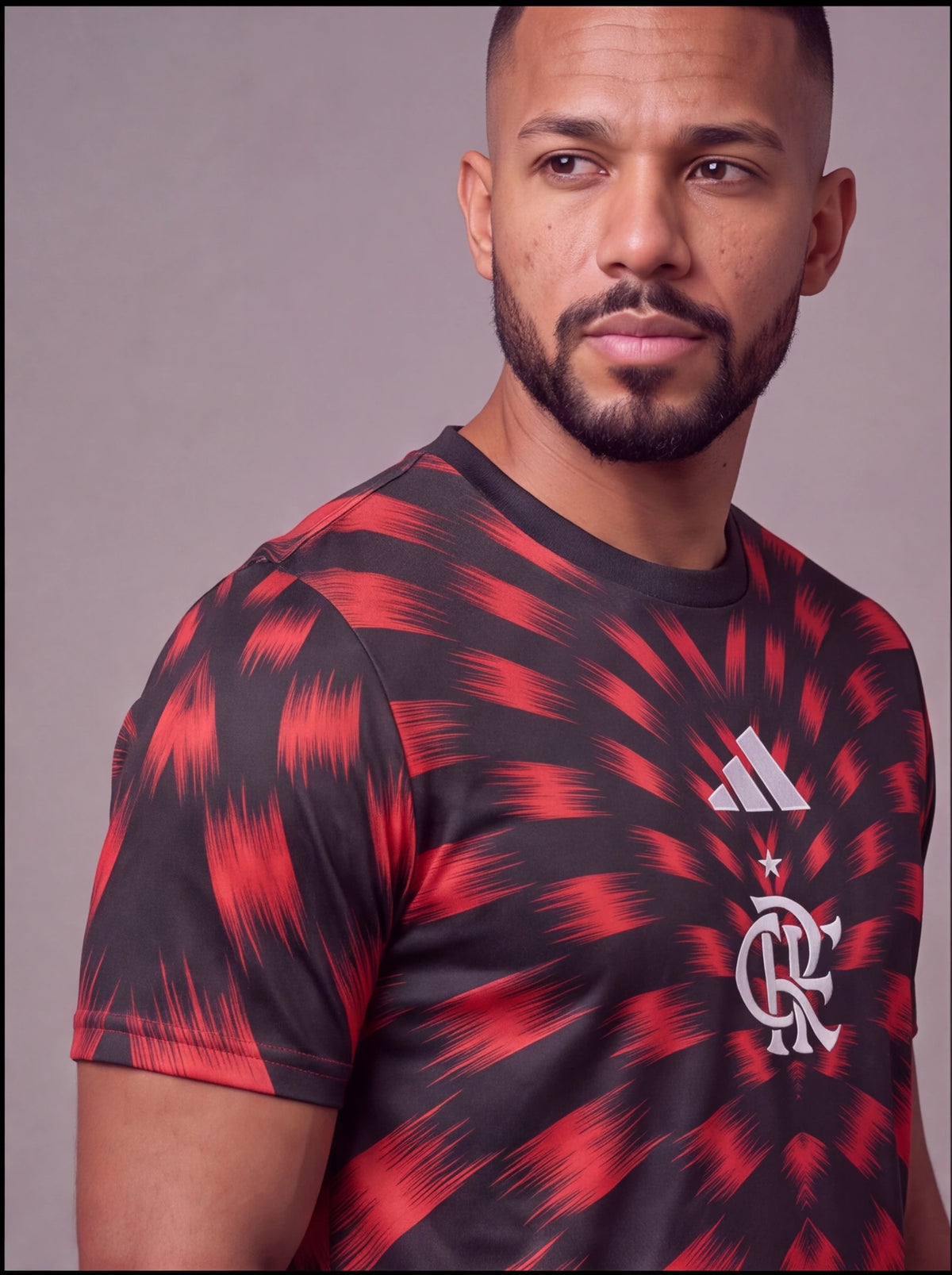 Camisa Pré-Jogo do Flamengo 2025/2026