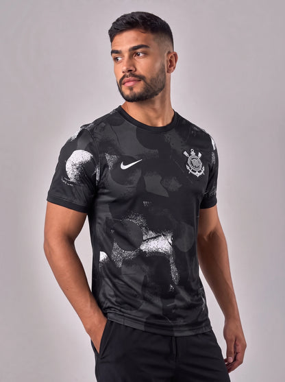 Camisa Corinthians Preta Treino 2025/26