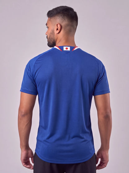 Camisa Japão Azul 26/27 – Detalhe Desalinhado