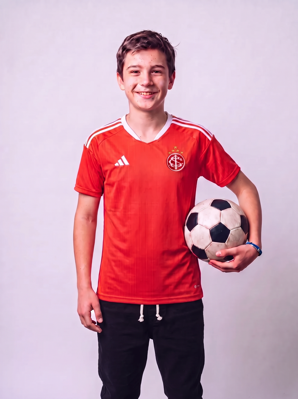 Camisa Infantil Internacional I 26/27 [Logo Diferente]